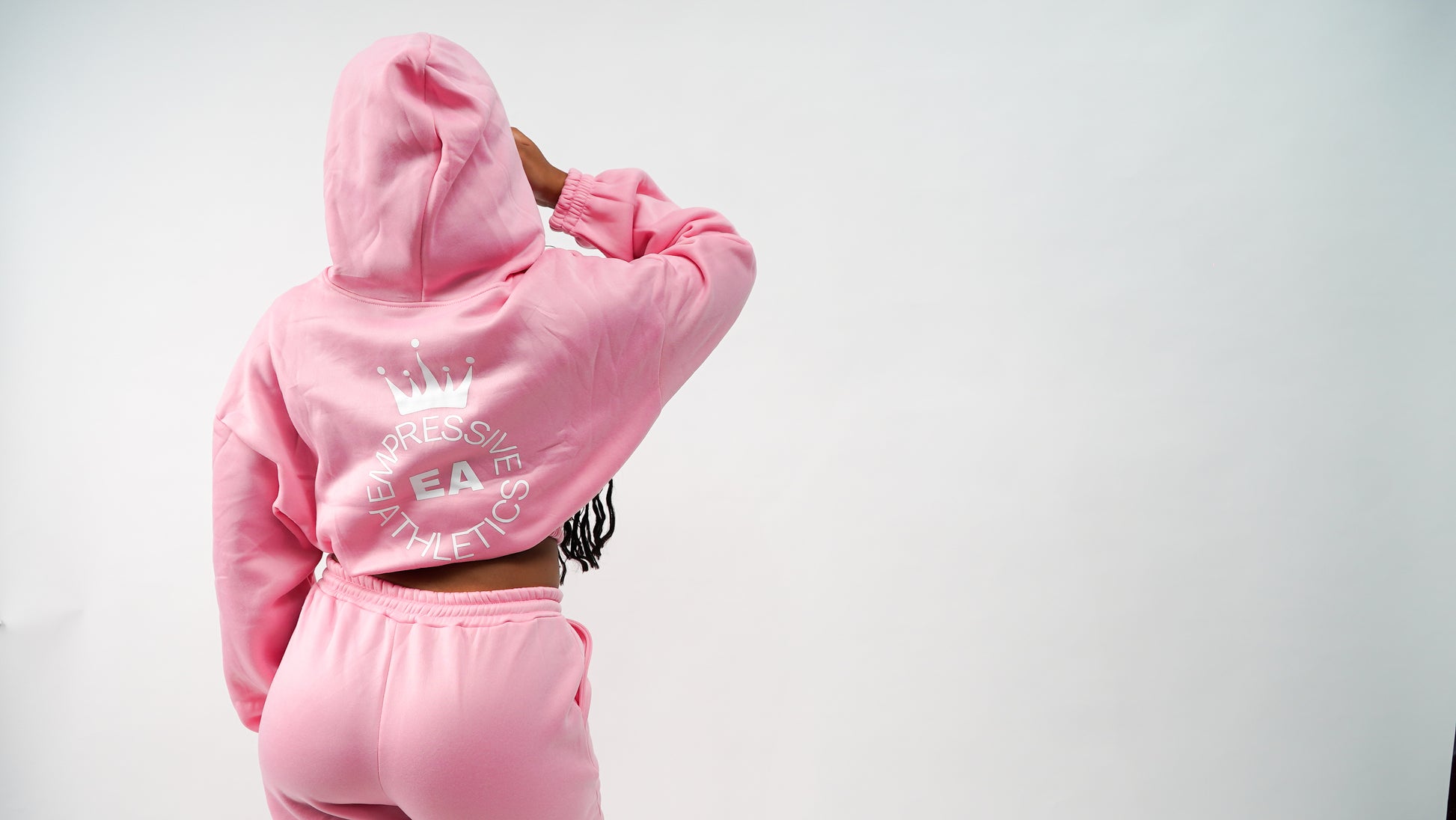 Empressive Crop Hoodie Set - Empressive Athletics