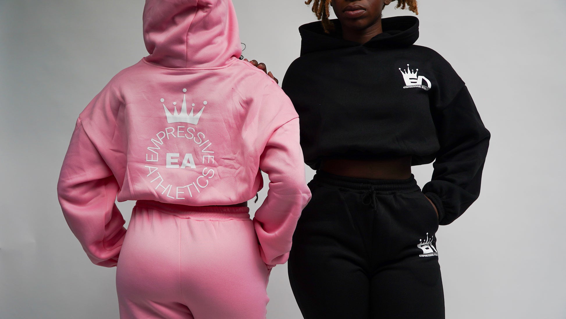 Empressive Crop Hoodie Set - Empressive Athletics