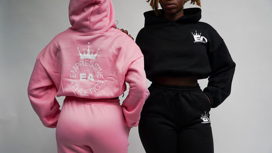 Empressive Crop Hoodie Set - Empressive Athletics